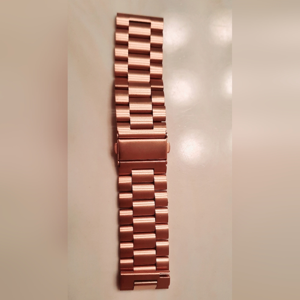 Rose Gold Premium Stainless Steel Smartwatch Band - Picture 12 of 15
